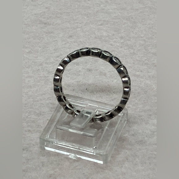 Pandora 925 Sterling Silver Alluring Brilliant Clear Cz Eternity Ring 190942CZ - Picture 4 of 7